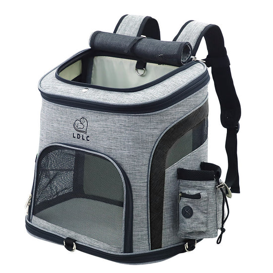 Mochila Transpirable para Gatos y Mascotas Pequeñas