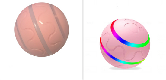 Juguete Bola Inteligente Wicked, Bola USB para Gatos Auto Rotativa